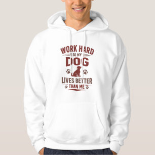 Lustiges T-Shirt für Hundebesitzer - Ich arbeite h Hoodie