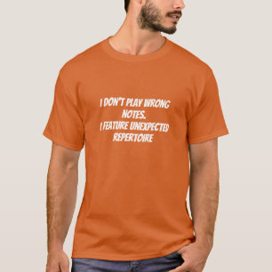 Lustiges T-Shirt für Musiker mit Ausrede