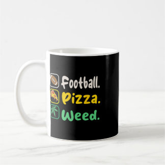 Lustiges T-Shirt Fußll Pizza Weed Für Liebhaber Ha Kaffeetasse