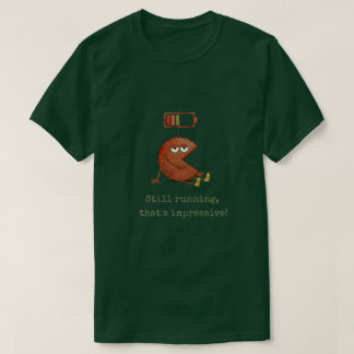Lustiges T-Shirt Läuft noch Alter Humor Geburtstag