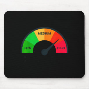 Lustiges T-Shirt mit niedrigem Cortisol, humorvoll Mousepad