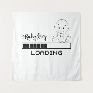 Lustiges T-Shirt Säugling Schwangerschaft Kind Mut Wandteppich
