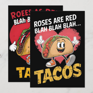 Lustiges Taco-T-Shirt-Design für Taco-Liebhaber Feiertagskarte
