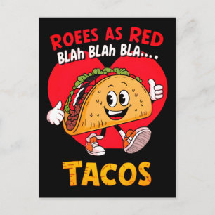 Lustiges Taco T-Shirt-Design für Taco-Liebhaber Feiertagspostkarte