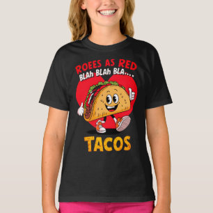 Lustiges Taco-T-Shirt-Design für Taco-Liebhaber T-Shirt