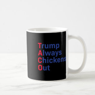 Lustiges Taco-Trump-Shirt Tee Trump kneift immer O Kaffeetasse