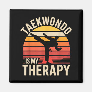 Lustiges Taekwondo ist meine Therapie Magnet