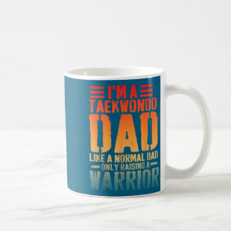 Lustiges Taekwondo-Vater-Shirt wie ein normaler Va Kaffeetasse