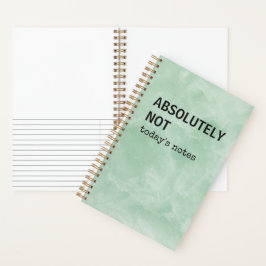 Lustiges Tagebuch | Absolut nicht