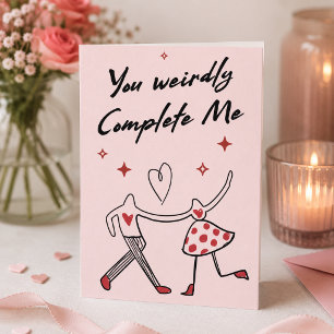 Lustiges tanzendes Paar Jubiläum & Valentinstag Einladung