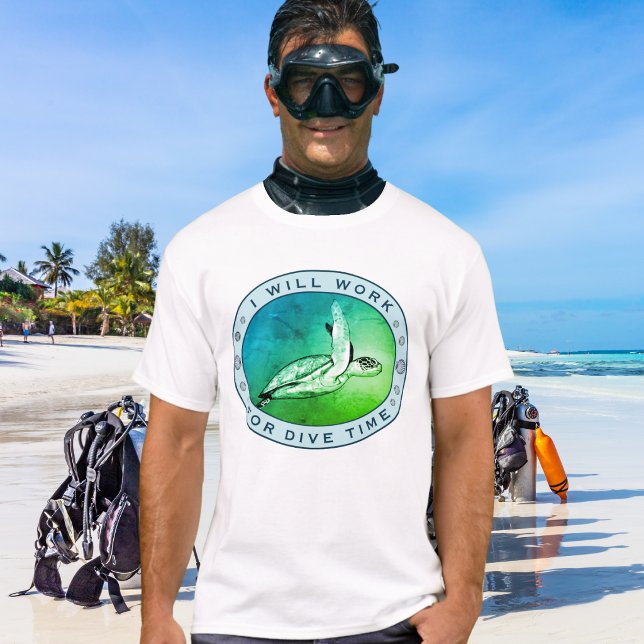 Lustiges Tauchen  T-Shirt (Von Creator hochgeladen)