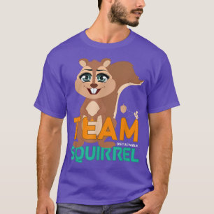 Lustiges Team Eichhörnchen T-Shirt