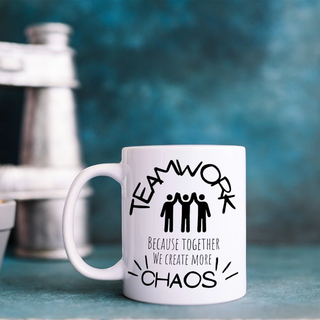 Lustiges Teamchaos  Kaffeetasse (Von Creator hochgeladen)