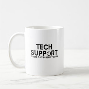 Lustiges Tech-Support-Profi-Geschenk Kaffeetasse