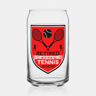 Lustiges Tennis-Spieler-Zubehör-Geschenk Dosenglas