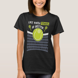 Lustiges Tennisball-Zitat T-Shirt