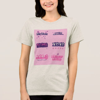 Lustiges Textsprache-Shirt Tri-Blend Shirt