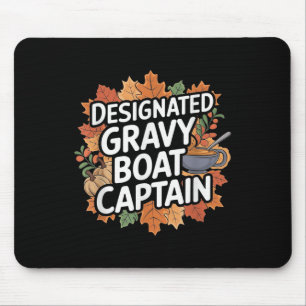 Lustiges Thanksgiving-Essen - Kapitän des Soßensch Mousepad