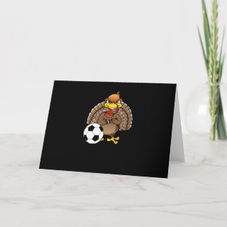 Lustiges Thanksgiving Truthahn Fußball Fußball Ges Karte
