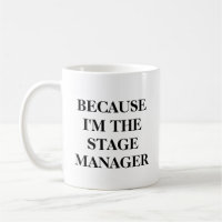 Lustiges Theater Bühnenmanager Zitat Minimalistisc