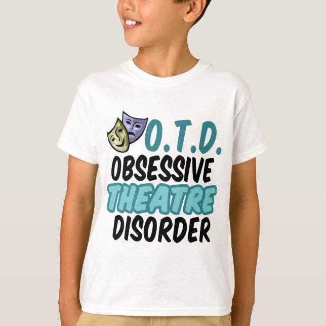 Lustiges Theater-Kind T-Shirt (Vorderseite)
