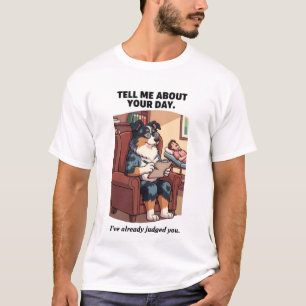 Lustiges Therapiehund-Shirt Urteile über deinen T-Shirt