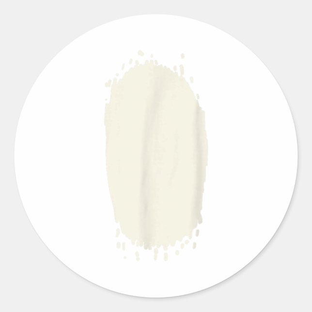 Lustiges Tier Faules DIY-Kostüm Einfaches Hallowee Runder Aufkleber (Vorderseite)