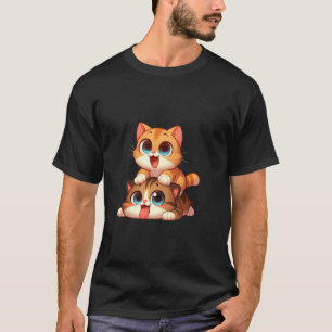 lustiges Tier für Jungen und Mädchen Katzen Kätzch T-Shirt