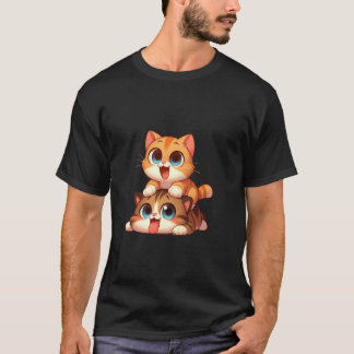 lustiges Tier für Jungen und Mädchen Katzen Kätzch T-Shirt