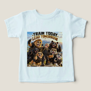 LUSTIGES TIER T-SHIRT-TRAINIEREN SIE HEUTE  LERNEN