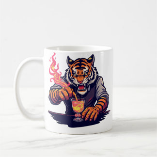 Lustiges Tiger-Bartender-T-Shirt | Geschenk für Ba Kaffeetasse