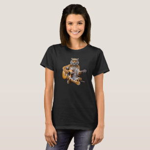 Lustiges Tiger-Rockstar-T-Shirt T-Shirt