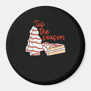 Lustiges Tis The Season Design Weihnachtsbaum Magnet
