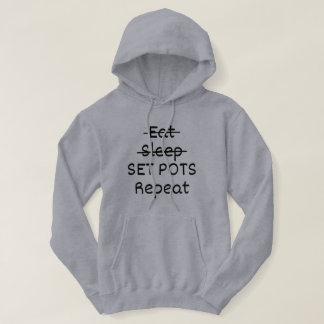 Lustiges Töpfe-Angeln Hoodie