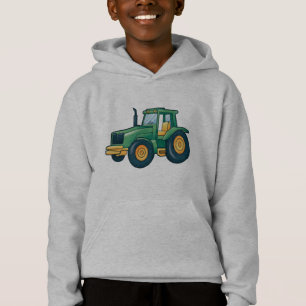 Lustiges Traktor-Cartoon-Design Hoodie