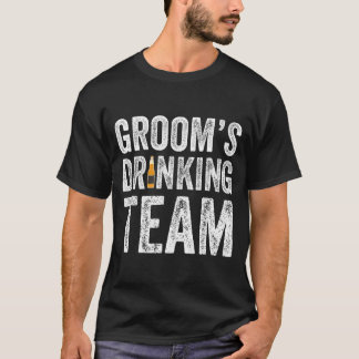 Lustiges Trinkteam des Bräutigams, Trauzeugen Jung T-Shirt