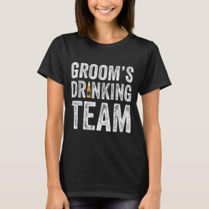 Lustiges Trinkteam des Bräutigams Trauzeugen Jungg T-Shirt