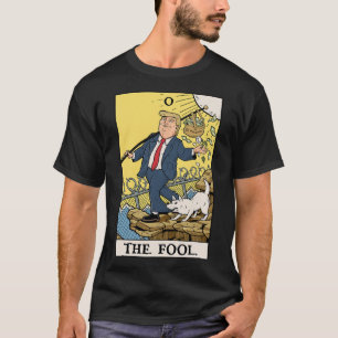 Lustiges Trump Der Narr Tarotkarten-Shirt Lustiges T-Shirt