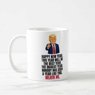 Lustiges Trump-Neujahrsgeschenk für die Familie Kaffeetasse