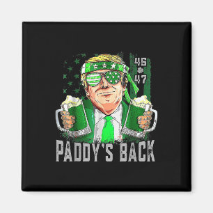 Lustiges Trump-Paddys-Back-45-47-St.-Patricks-Day- Magnet