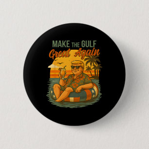 Lustiges Trump-Shirt Mach den Golf großartig Trump Button