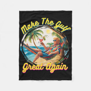 Lustiges Trump-Shirt Mach den Golf großartig Trump Fleecedecke