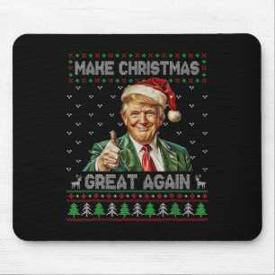 Lustiges Trump Weihnachts-Shirt Macht Weihnachten Mousepad