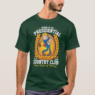 Lustiges Trumpf-"Präsidentencountryklub-" Golf T-Shirt