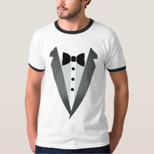 Lustiges Tuxedo-Herrenhemd-Design T-Shirt