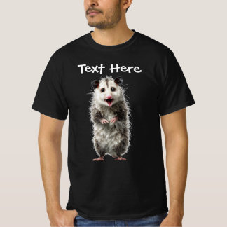 Lustiges überrascht schockiertes Opossum T-Shirt