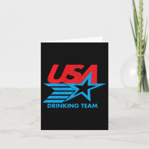 Lustiges Unabhängigkeitstag T-Shirt USA Trinker-Te Karte