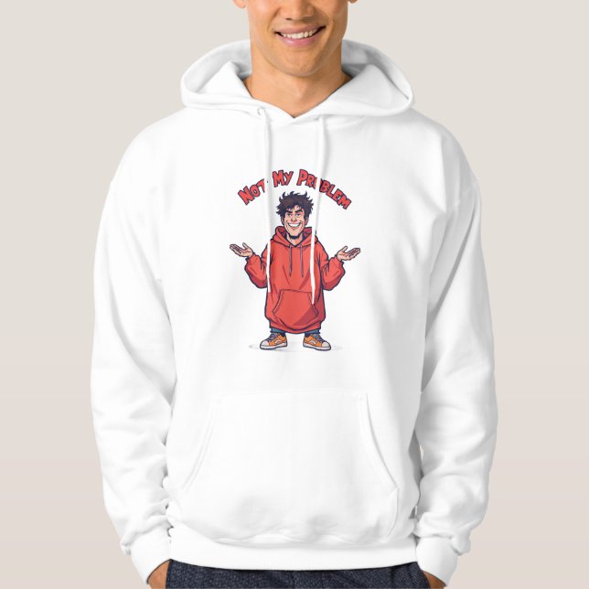 Lustiges und humorvolles Grafik-Sweatshirt für Erw Hoodie (Vorderseite)