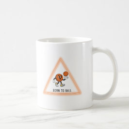Lustiges und süßes Basketball-Design Kaffeetasse