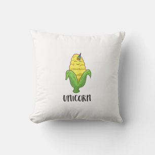 Lustiges Uni Corn Einhorn Mais Liebhaber Mais Land Kissen